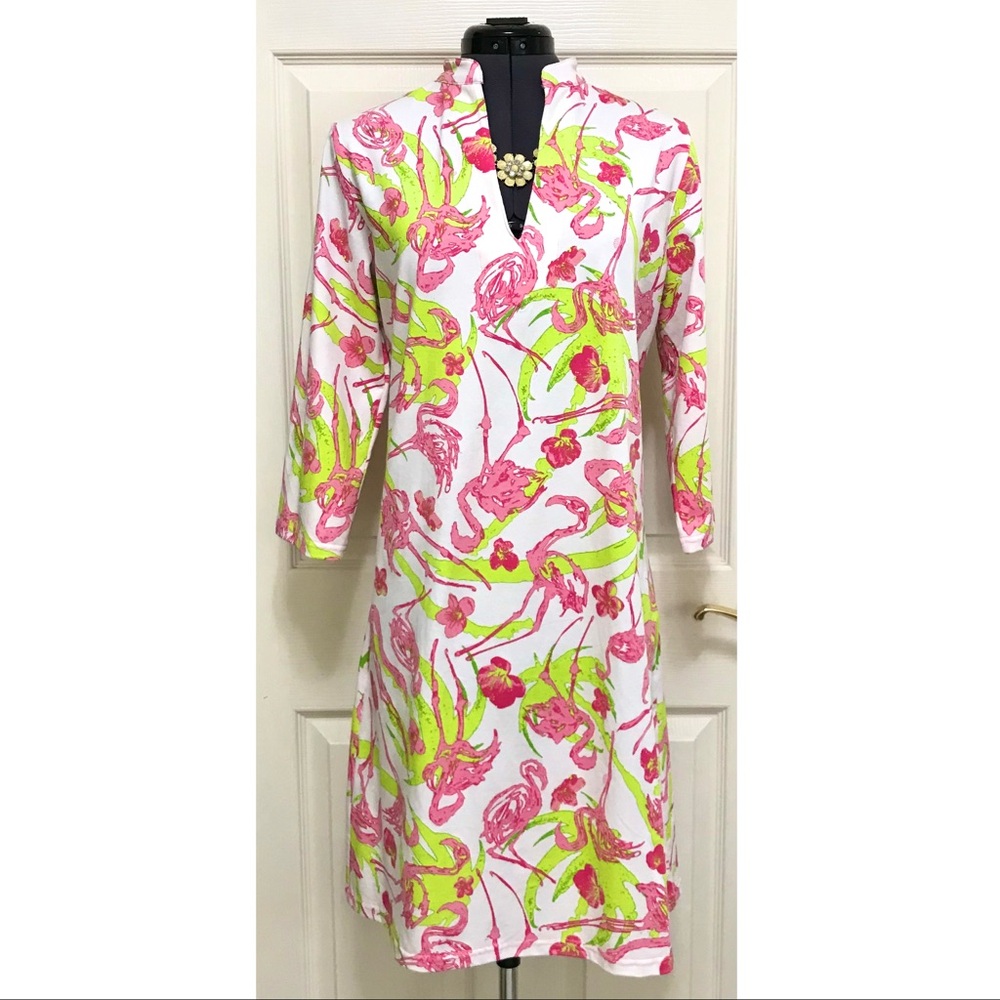 NWT AnaClare Finlay Sheath Dress Flamingo